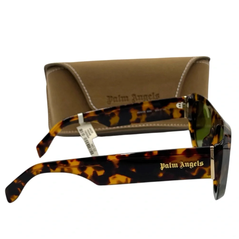 Palm Angels Joshua Sunglasses - Havana Brown / Green - PERI105 6055 - Unisex